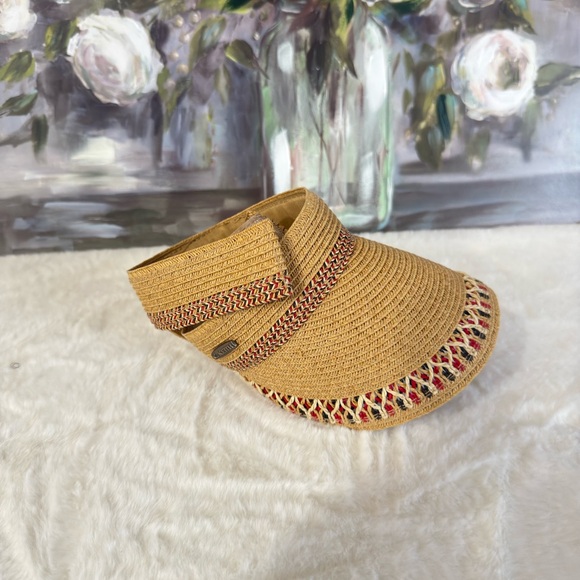 Multi Colored
K. Keith Decorative Trim Sun Visor Hat - Picture 9 of 11